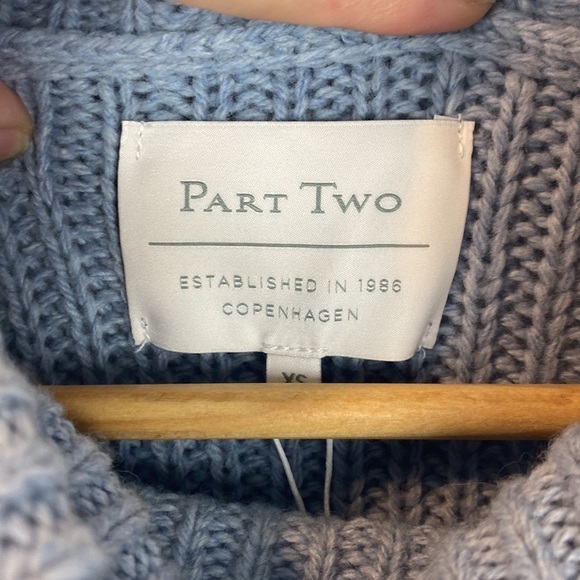 PART Two • Tocca wool knit sweater in trade winds - Picture 9 of 11